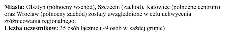 Fragment raportu: Katowice w północnym centrum, Wrocław na północnym zachodzie