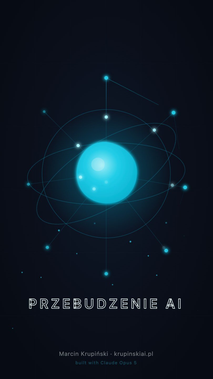 Wynik modelu Claude Opus 5: Animacja SVG: Przebudzenie AI